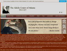 Tablet Screenshot of aikidoatlanta.com